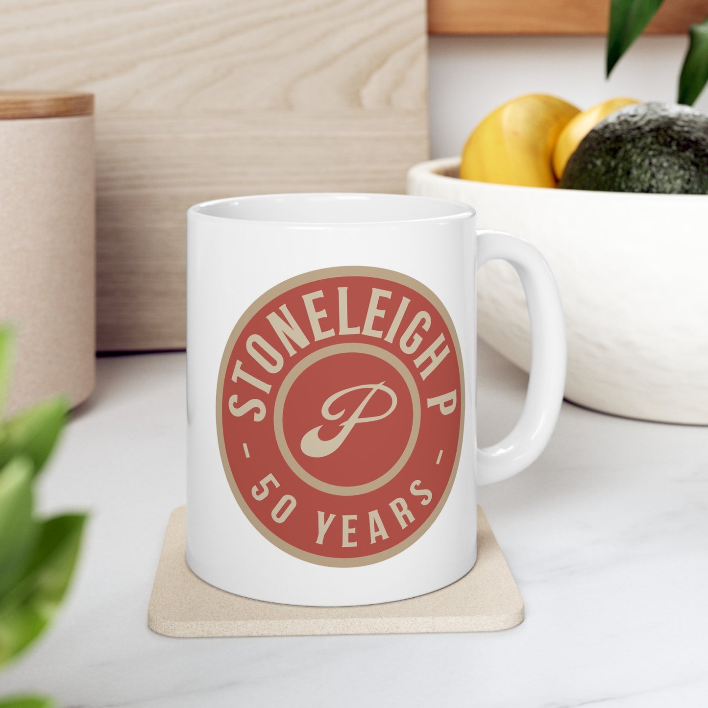 Stoneleigh P Ceramic Mug